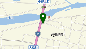 梅屋亭の地図画像