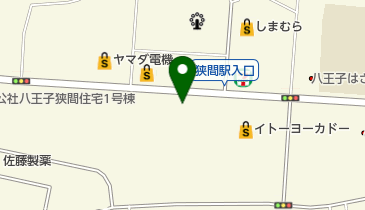 いきな黒塀八王子狭間店の地図画像