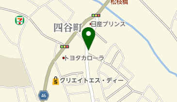 松枝堂和菓子店の地図画像