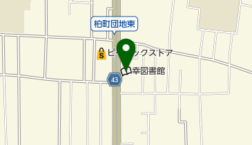 立川市 こぶし会館の地図画像