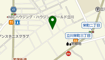 立川市 さかえ会館の地図画像