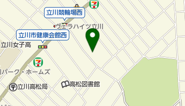 立川市 高松会館の地図画像
