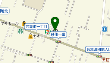 立川市 若葉会館の地図画像