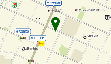 錦みよし会館の地図画像