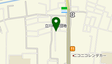 玉川上水囲碁センターの地図画像