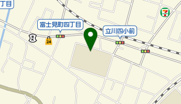 立川市役所 富士見学童保育所の地図画像
