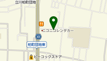 タナカ楽器店の地図画像