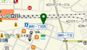渡邊屋邦楽器店の地図画像