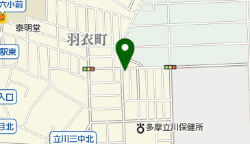 白百合21羽衣町店の地図画像