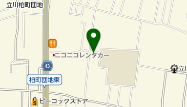 日光クリーニングの地図画像