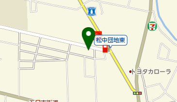 株式会社白百合クリーニング松中店の地図画像