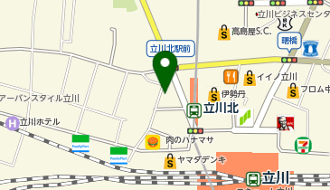 野村證券立川支店の地図画像