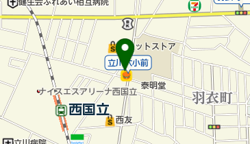 有限会社立川商店の地図画像