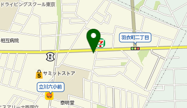ピザハット 立川店の地図画像