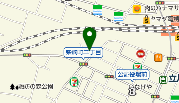 山崎鍼灸院の地図画像