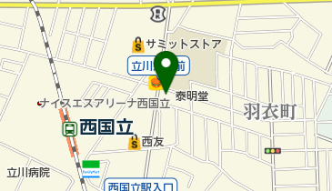 ヘアースペースカームの地図画像