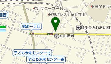 ヘアー432の地図画像