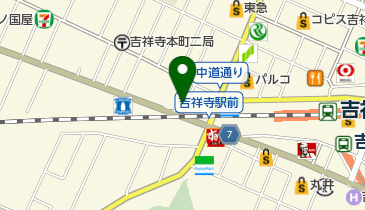吉祥寺ケーキセミナーの地図画像