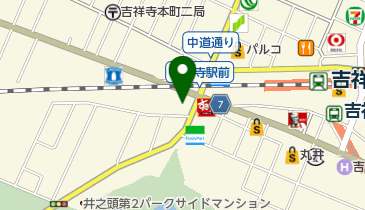 吉祥寺産経学園の地図画像