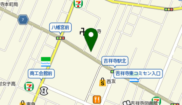 サウンドスタジオノア吉祥寺店の地図画像