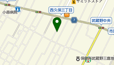 クリーニングチェリー 西久保店の地図画像