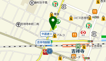 アシックス歩人館吉祥寺通店の地図画像