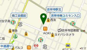 吉祥寺サンロード商店街振興組合の地図画像