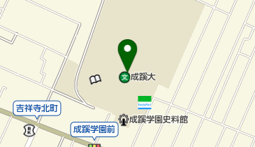 成蹊学園ブックセンターの地図画像