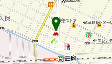 京樽 三鷹北口店の地図画像