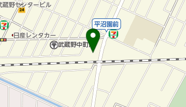 平沼園卓球会館の地図画像