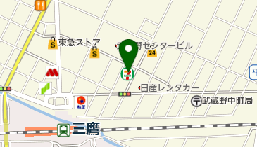 向洋電機株式会社東京支店の地図画像