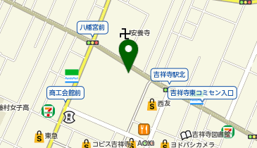 吉祥寺バッティングセンターの地図画像