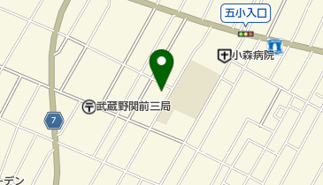 武蔵野給食センターの地図画像