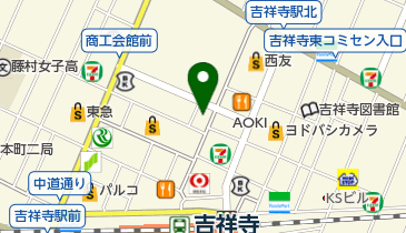 AIU保険会社倉内代理店の地図画像