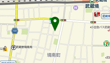 境南浴場の地図画像