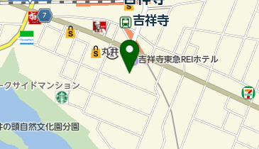 吉祥寺理容室の地図画像