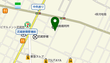 メルスクール三鷹の地図画像