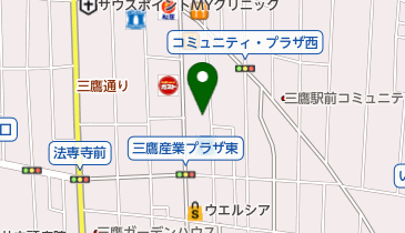 三鷹学園の地図画像