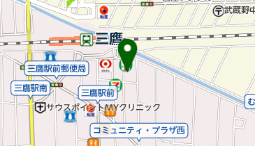 メガネデパートコンタクトレンズの地図画像