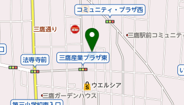 セオサイクル三鷹店の地図画像