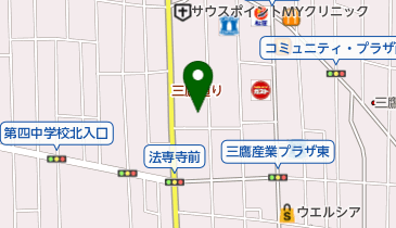 武蔵中央接骨院の地図画像