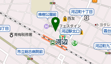 東進衛星予備校河辺校の地図画像