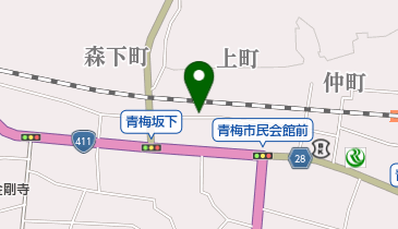 株式会社元木屋クリーニング 青梅本店の地図画像