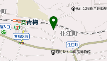 白文舎クリーニング店の地図画像