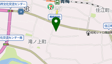 うめや青梅店の地図画像