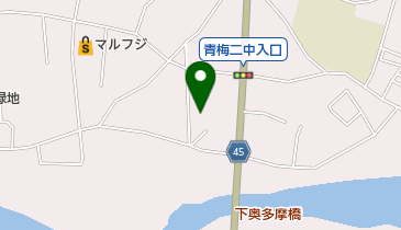 青梅管工土木株式会社の地図画像