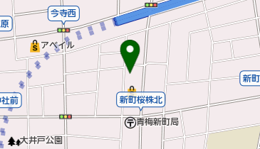 佐久間建設株式会社青梅支店の地図画像