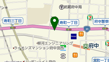 Bライン府中寿町店の地図画像