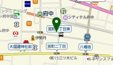 作馬治療院の地図画像