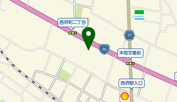 鍵の110番エースロックサービス府中受付センターの地図画像